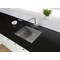 Ruvati 23" Undermount 16 Gauge Zero Radius Kitchen Sink SS Single Bowl RVH7100 - alternate 2
